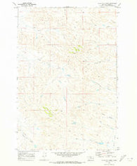 Miles City Creek Montana Historical topographic map, 1:24000 scale, 7.5 X 7.5 Minute, Year 1969