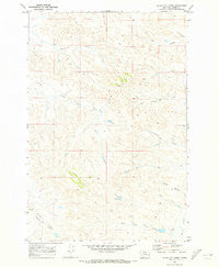 Miles City Creek Montana Historical topographic map, 1:24000 scale, 7.5 X 7.5 Minute, Year 1969