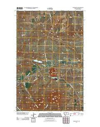 Miles Butte Montana Historical topographic map, 1:24000 scale, 7.5 X 7.5 Minute, Year 2011