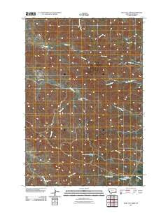 Miles City Creek Montana Historical topographic map, 1:24000 scale, 7.5 X 7.5 Minute, Year 2011