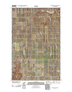 Milk River Coulee Montana Historical topographic map, 1:24000 scale, 7.5 X 7.5 Minute, Year 2011