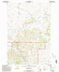 Mill Iron Montana Historical topographic map, 1:24000 scale, 7.5 X 7.5 Minute, Year 1993