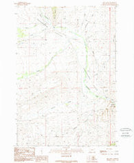 Mill Point Montana Historical topographic map, 1:24000 scale, 7.5 X 7.5 Minute, Year 1988