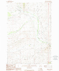 Mill Point Montana Historical topographic map, 1:24000 scale, 7.5 X 7.5 Minute, Year 1988