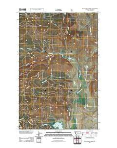 Mill Pocket Creek Montana Historical topographic map, 1:24000 scale, 7.5 X 7.5 Minute, Year 2011