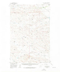 Miller Coulee Montana Historical topographic map, 1:62500 scale, 15 X 15 Minute, Year 1958