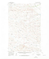 Miller Coulee Montana Historical topographic map, 1:62500 scale, 15 X 15 Minute, Year 1958
