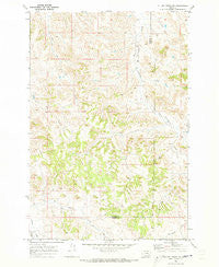 Miller Creek NW Montana Historical topographic map, 1:24000 scale, 7.5 X 7.5 Minute, Year 1969
