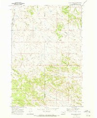 Miller Creek SW Montana Historical topographic map, 1:24000 scale, 7.5 X 7.5 Minute, Year 1969