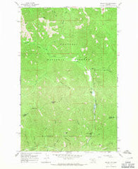 Miller Lake Montana Historical topographic map, 1:24000 scale, 7.5 X 7.5 Minute, Year 1966