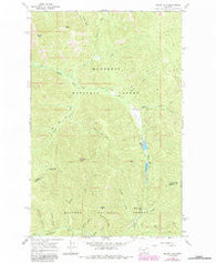 Miller Lake Montana Historical topographic map, 1:24000 scale, 7.5 X 7.5 Minute, Year 1966