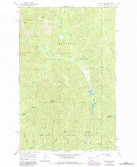 Miller Lake Montana Historical topographic map, 1:24000 scale, 7.5 X 7.5 Minute, Year 1966