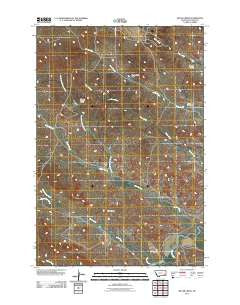 Miller Creek Montana Historical topographic map, 1:24000 scale, 7.5 X 7.5 Minute, Year 2011