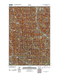 Miller Creek NW Montana Historical topographic map, 1:24000 scale, 7.5 X 7.5 Minute, Year 2011