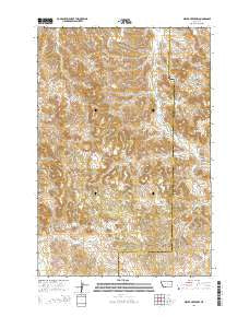 Miller Creek NW Montana Current topographic map, 1:24000 scale, 7.5 X 7.5 Minute, Year 2014