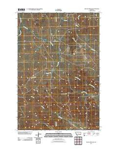 Miller Creek SW Montana Historical topographic map, 1:24000 scale, 7.5 X 7.5 Minute, Year 2011