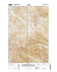 Miller Creek SW Montana Current topographic map, 1:24000 scale, 7.5 X 7.5 Minute, Year 2014