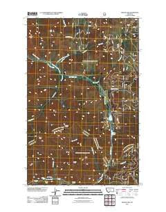Miller Lake Montana Historical topographic map, 1:24000 scale, 7.5 X 7.5 Minute, Year 2011