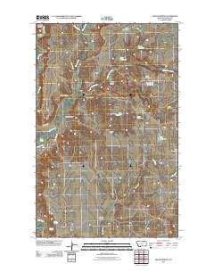 Miller Springs Montana Historical topographic map, 1:24000 scale, 7.5 X 7.5 Minute, Year 2011