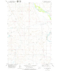 Mills Creek East Montana Historical topographic map, 1:24000 scale, 7.5 X 7.5 Minute, Year 1979