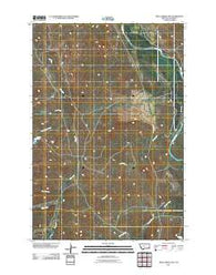 Mills Creek East Montana Historical topographic map, 1:24000 scale, 7.5 X 7.5 Minute, Year 2011