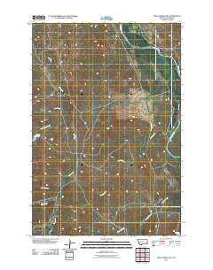 Mills Creek East Montana Historical topographic map, 1:24000 scale, 7.5 X 7.5 Minute, Year 2011