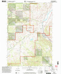 Miner Montana Historical topographic map, 1:24000 scale, 7.5 X 7.5 Minute, Year 2000