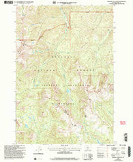 Mineral Mountain Montana Historical topographic map, 1:24000 scale, 7.5 X 7.5 Minute, Year 2000