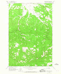 Mineral Ridge Montana Historical topographic map, 1:24000 scale, 7.5 X 7.5 Minute, Year 1965