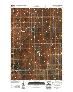 Mineral Mountain Montana Historical topographic map, 1:24000 scale, 7.5 X 7.5 Minute, Year 2011