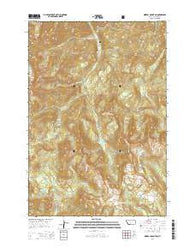 Mineral Mountain Montana Current topographic map, 1:24000 scale, 7.5 X 7.5 Minute, Year 2014