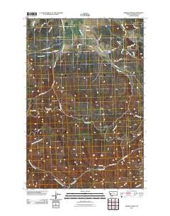 Mineral Ridge Montana Historical topographic map, 1:24000 scale, 7.5 X 7.5 Minute, Year 2011