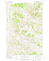 Minnehaha Creek North Montana Historical topographic map, 1:24000 scale, 7.5 X 7.5 Minute, Year 1972