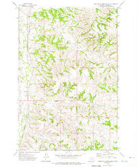 Minnehaha Creek North Montana Historical topographic map, 1:24000 scale, 7.5 X 7.5 Minute, Year 1972
