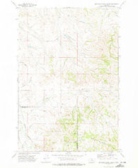 Minnehaha Creek South Montana Historical topographic map, 1:24000 scale, 7.5 X 7.5 Minute, Year 1972