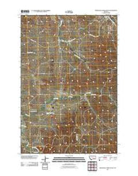 Minnehaha Creek South Montana Historical topographic map, 1:24000 scale, 7.5 X 7.5 Minute, Year 2011
