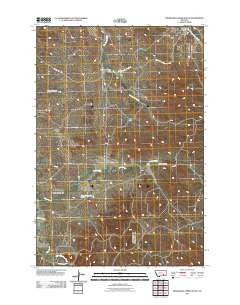 Minnehaha Creek South Montana Historical topographic map, 1:24000 scale, 7.5 X 7.5 Minute, Year 2011