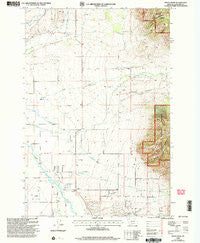 Miser Creek Montana Historical topographic map, 1:24000 scale, 7.5 X 7.5 Minute, Year 2000