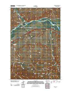 Mission Montana Historical topographic map, 1:24000 scale, 7.5 X 7.5 Minute, Year 2011