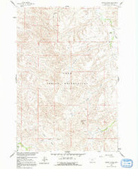Mission Coulee Montana Historical topographic map, 1:24000 scale, 7.5 X 7.5 Minute, Year 1960