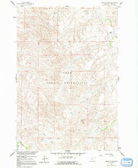Mission Coulee Montana Historical topographic map, 1:24000 scale, 7.5 X 7.5 Minute, Year 1960