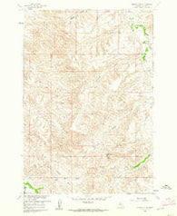 Mission Coulee Montana Historical topographic map, 1:24000 scale, 7.5 X 7.5 Minute, Year 1960