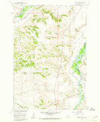 Mission Creek Montana Historical topographic map, 1:24000 scale, 7.5 X 7.5 Minute, Year 1960