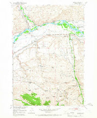 Mission Montana Historical topographic map, 1:24000 scale, 7.5 X 7.5 Minute, Year 1952
