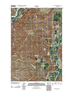 Mission Creek Montana Historical topographic map, 1:24000 scale, 7.5 X 7.5 Minute, Year 2011