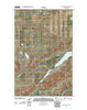 Mission Lake West Montana Historical topographic map, 1:24000 scale, 7.5 X 7.5 Minute, Year 2011