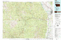 Missoula West Montana Historical topographic map, 1:100000 scale, 30 X 60 Minute, Year 1981
