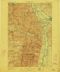 Missoula Montana Historical topographic map, 1:125000 scale, 30 X 30 Minute, Year 1912