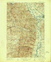 Missoula Montana Historical topographic map, 1:125000 scale, 30 X 30 Minute, Year 1912