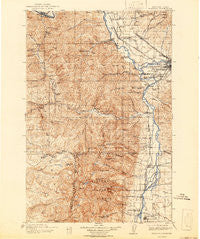 Missoula Montana Historical topographic map, 1:125000 scale, 30 X 30 Minute, Year 1912